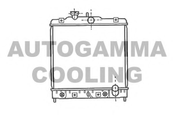102107 AUTOGAMMA Cooling System Radiator, engine cooling