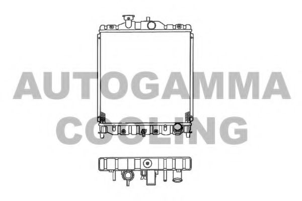 102112 AUTOGAMMA Radiator, engine cooling
