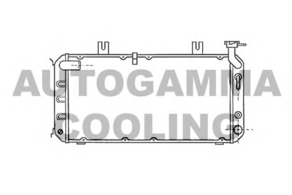 102116 AUTOGAMMA Cooling System Radiator, engine cooling