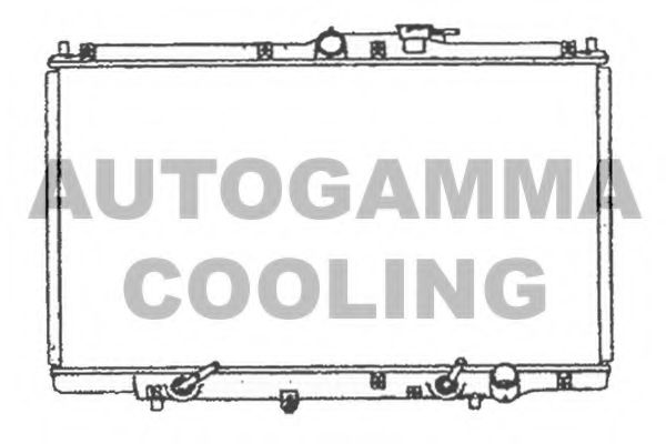 102121 AUTOGAMMA Radiator, engine cooling