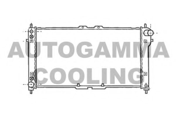 102141 AUTOGAMMA Radiator, engine cooling