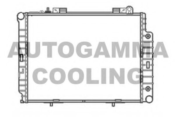 102151 AUTOGAMMA Radiator, engine cooling