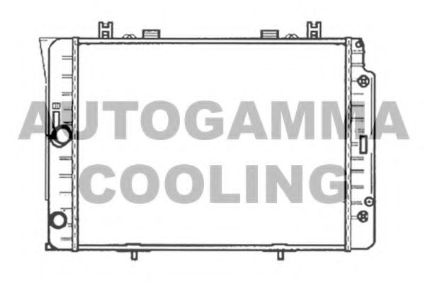 102162 AUTOGAMMA Cooling System Radiator, engine cooling