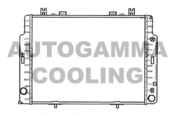 102163 AUTOGAMMA Cooling System Radiator, engine cooling