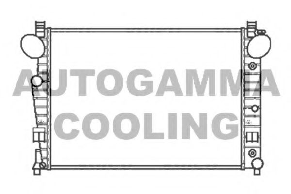 102167 AUTOGAMMA Radiator, engine cooling