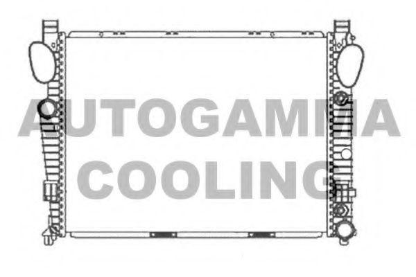 102169 AUTOGAMMA Radiator, engine cooling