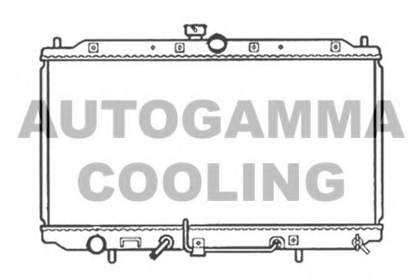 102170 AUTOGAMMA Radiator, engine cooling