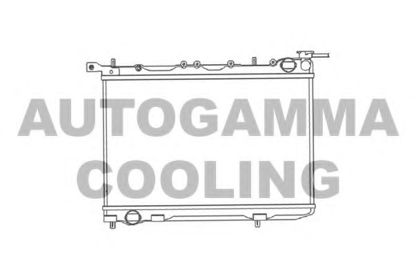 102182 AUTOGAMMA Radiator, engine cooling