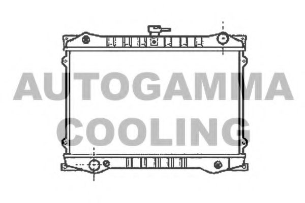 102183 AUTOGAMMA Radiator, engine cooling