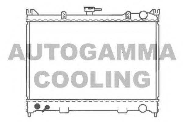 102188 AUTOGAMMA Radiator, engine cooling