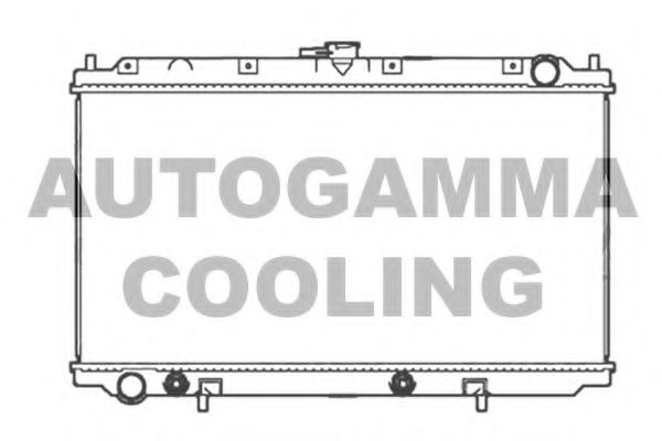102196 AUTOGAMMA Cooling System Radiator, engine cooling