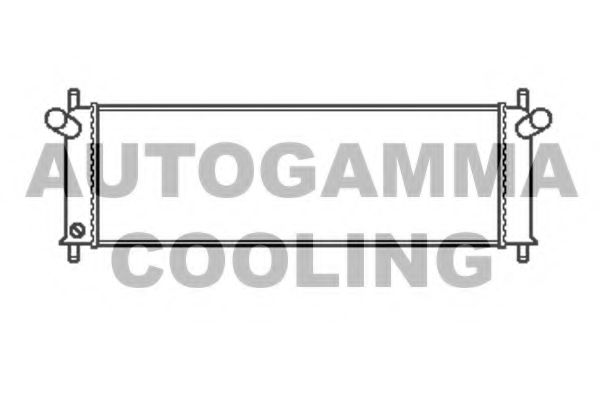 102277 AUTOGAMMA Radiator, engine cooling