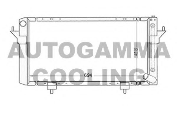 102291 AUTOGAMMA Система сцепления Трос, управление сцеплением