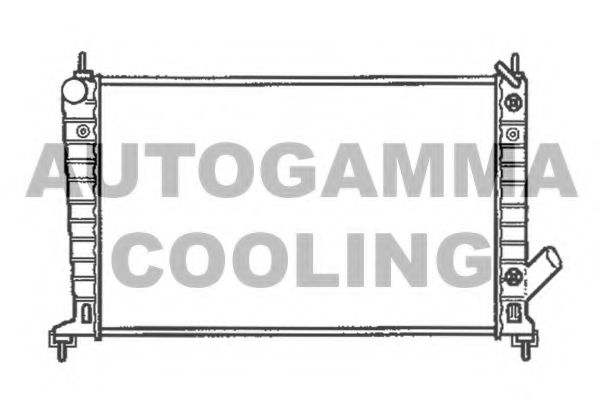 102302 AUTOGAMMA Radiator, engine cooling