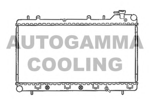 102309 AUTOGAMMA Radiator, engine cooling