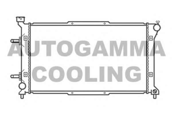 102316 AUTOGAMMA Radiator, engine cooling