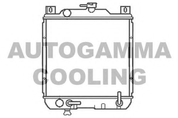 102331 AUTOGAMMA Cooling System Radiator, engine cooling