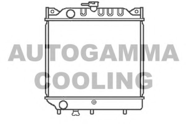 102332 AUTOGAMMA Cooling System Radiator, engine cooling