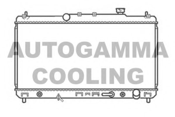 102355 AUTOGAMMA Radiator, engine cooling
