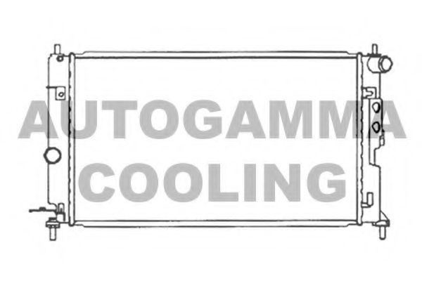 102414 AUTOGAMMA Radiator, engine cooling