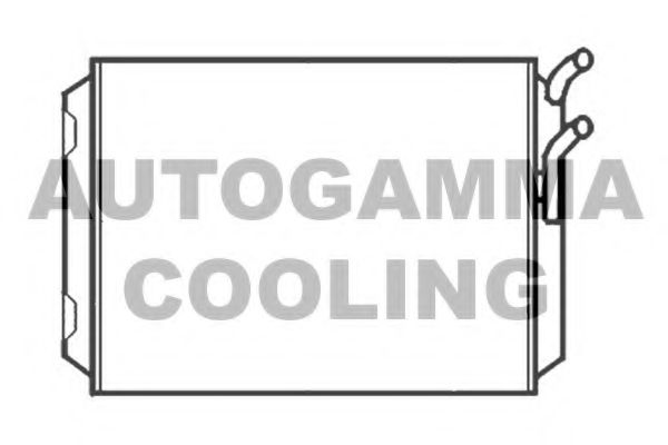 102483 AUTOGAMMA Heat Exchanger, interior heating