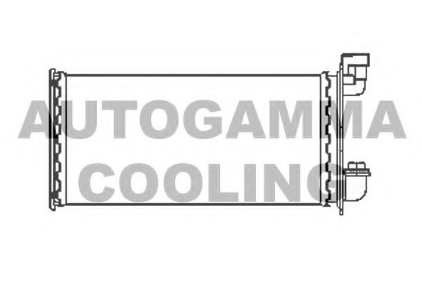 102536 AUTOGAMMA Heat Exchanger, interior heating