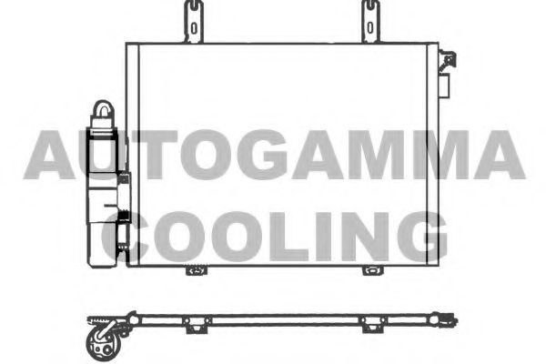 102562 AUTOGAMMA Air Conditioning Condenser, air conditioning
