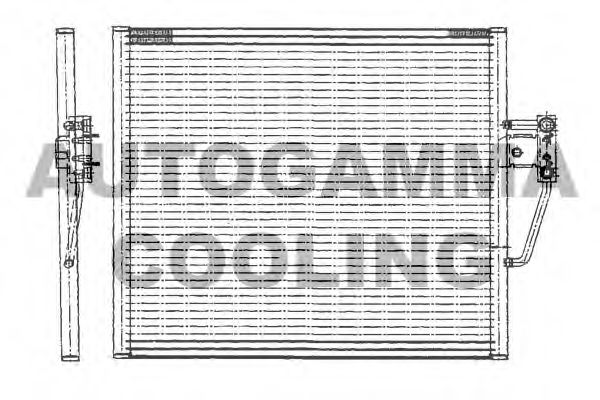 102610 AUTOGAMMA Condenser, air conditioning