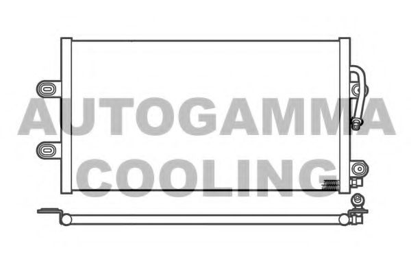 102618 AUTOGAMMA Condenser, air conditioning