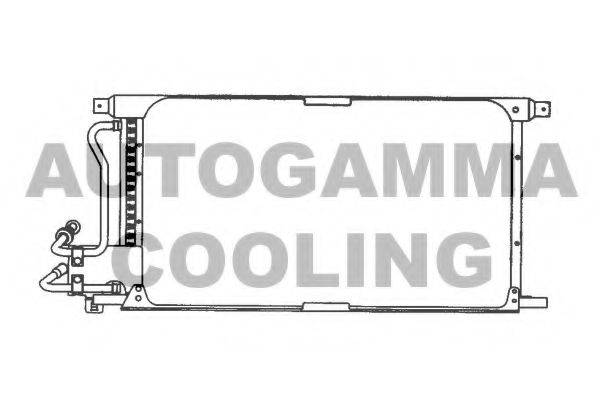 102657 AUTOGAMMA Air Conditioning Condenser, air conditioning