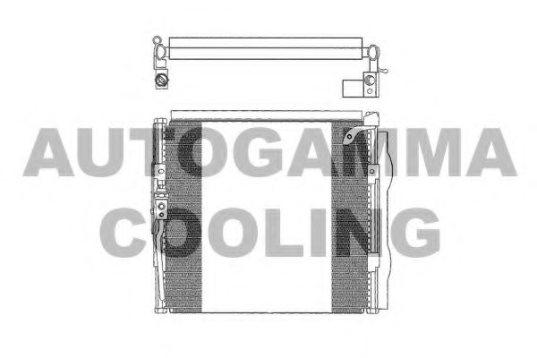 102661 AUTOGAMMA Condenser, air conditioning