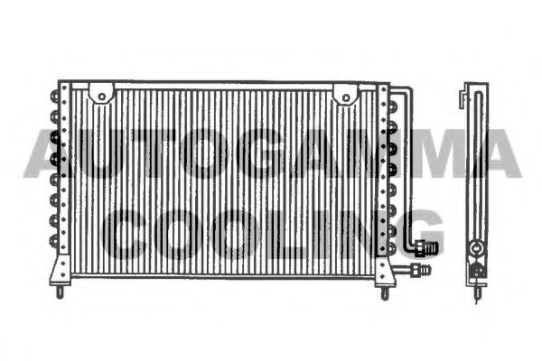 102679 AUTOGAMMA Kondensator, Klimaanlage