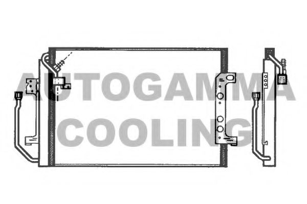 102695 AUTOGAMMA Condenser, air conditioning