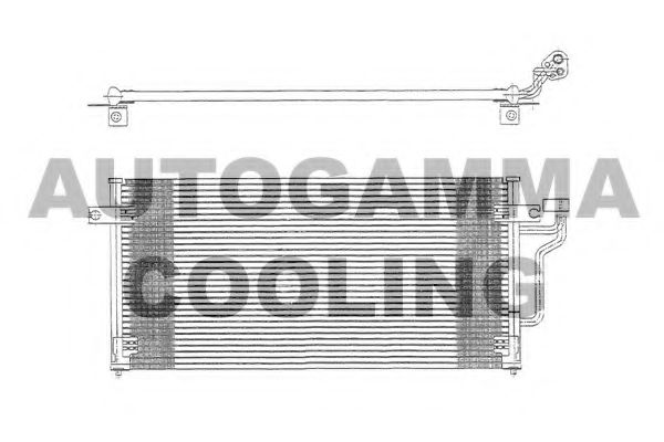 102711 AUTOGAMMA Air Conditioning Condenser, air conditioning