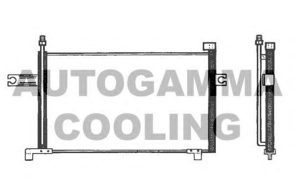 102720 AUTOGAMMA Cooling System Radiator Hose