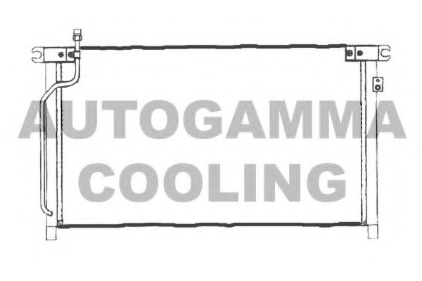 102729 AUTOGAMMA Condenser, air conditioning