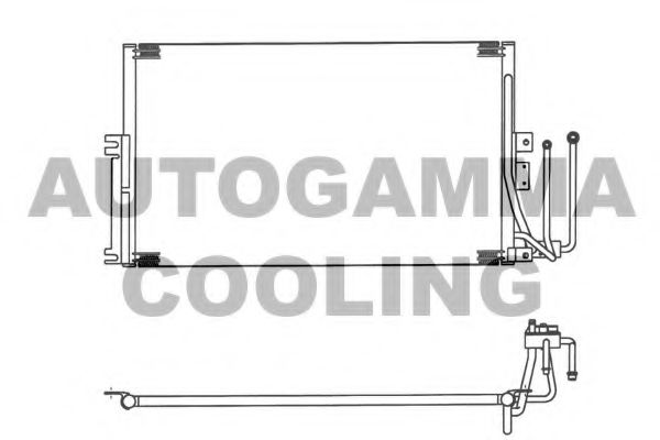102744 AUTOGAMMA Condenser, air conditioning