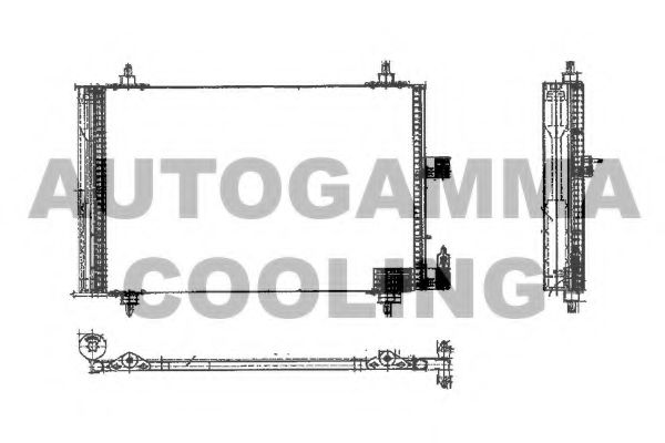 102748 AUTOGAMMA Air Conditioning Condenser, air conditioning