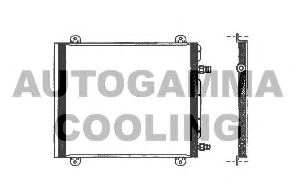 102764 AUTOGAMMA Condenser, air conditioning
