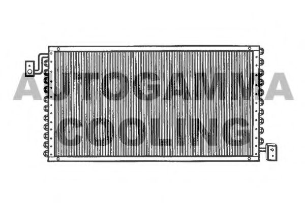 102785 AUTOGAMMA Condenser, air conditioning