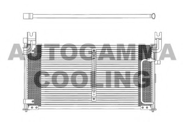 102791 AUTOGAMMA Condenser, air conditioning