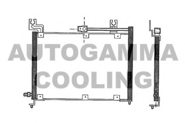 102792 AUTOGAMMA Condenser, air conditioning