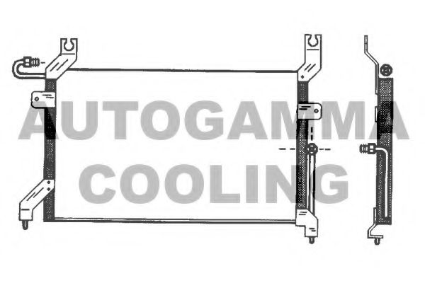 102793 AUTOGAMMA Condenser, air conditioning