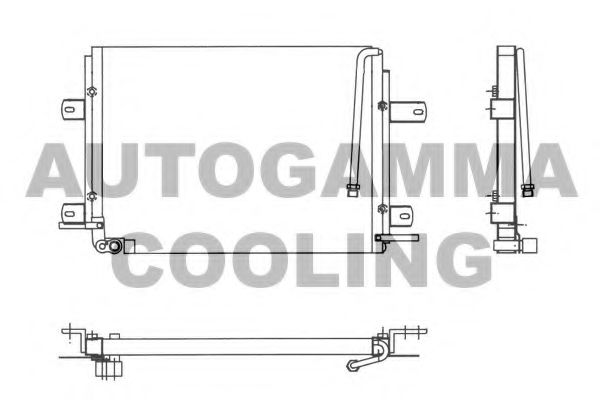 102794 AUTOGAMMA Condenser, air conditioning