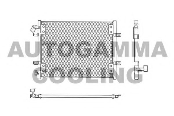 102841 AUTOGAMMA Condenser, air conditioning