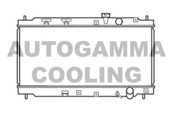 102855 AUTOGAMMA Radiator, engine cooling