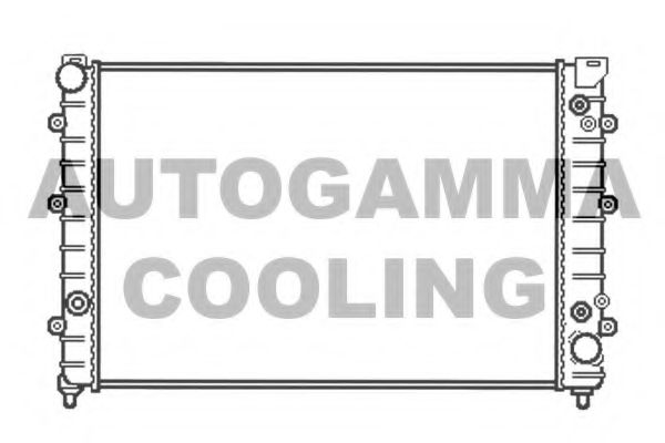 102893 AUTOGAMMA Radiator, engine cooling