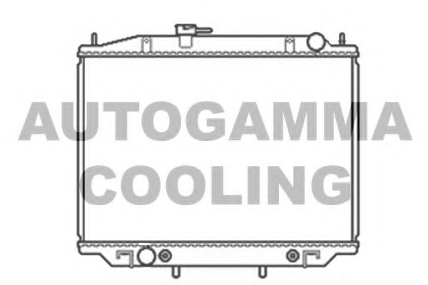 102932 AUTOGAMMA Radiator, engine cooling