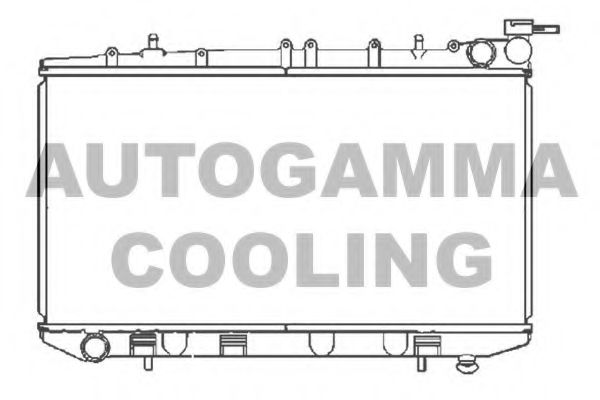 102934 AUTOGAMMA Radiator, engine cooling