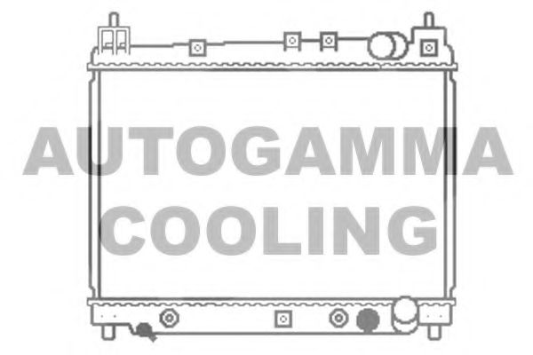 102957 AUTOGAMMA Cooling System Radiator, engine cooling